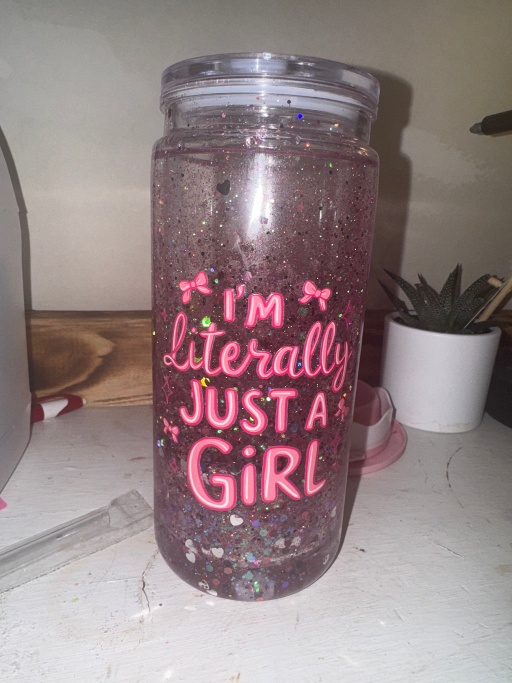 Snow globe cup!
