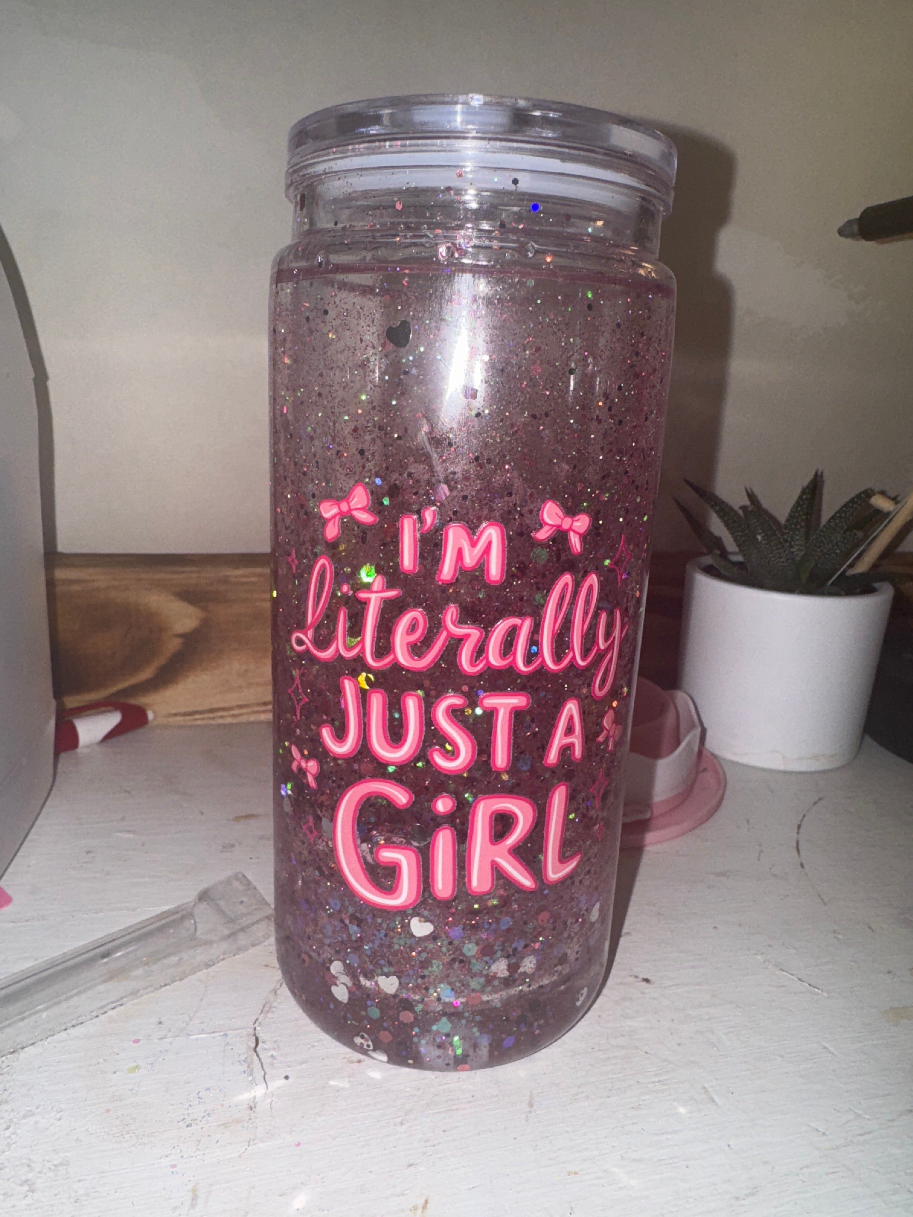 Snow globe cup!